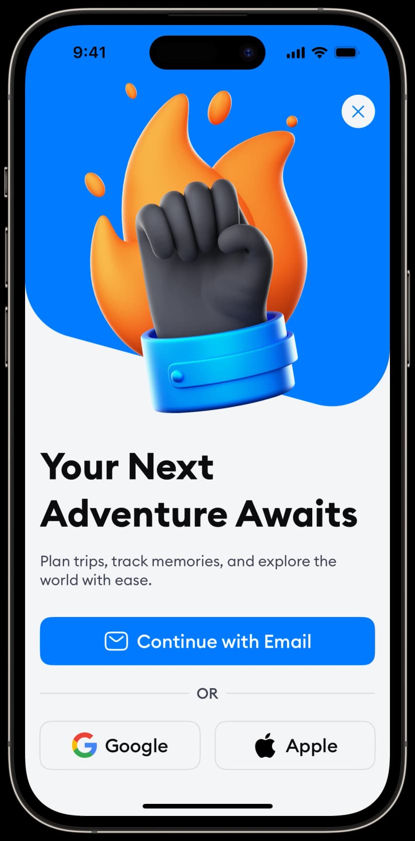 Auth UI Screenshot