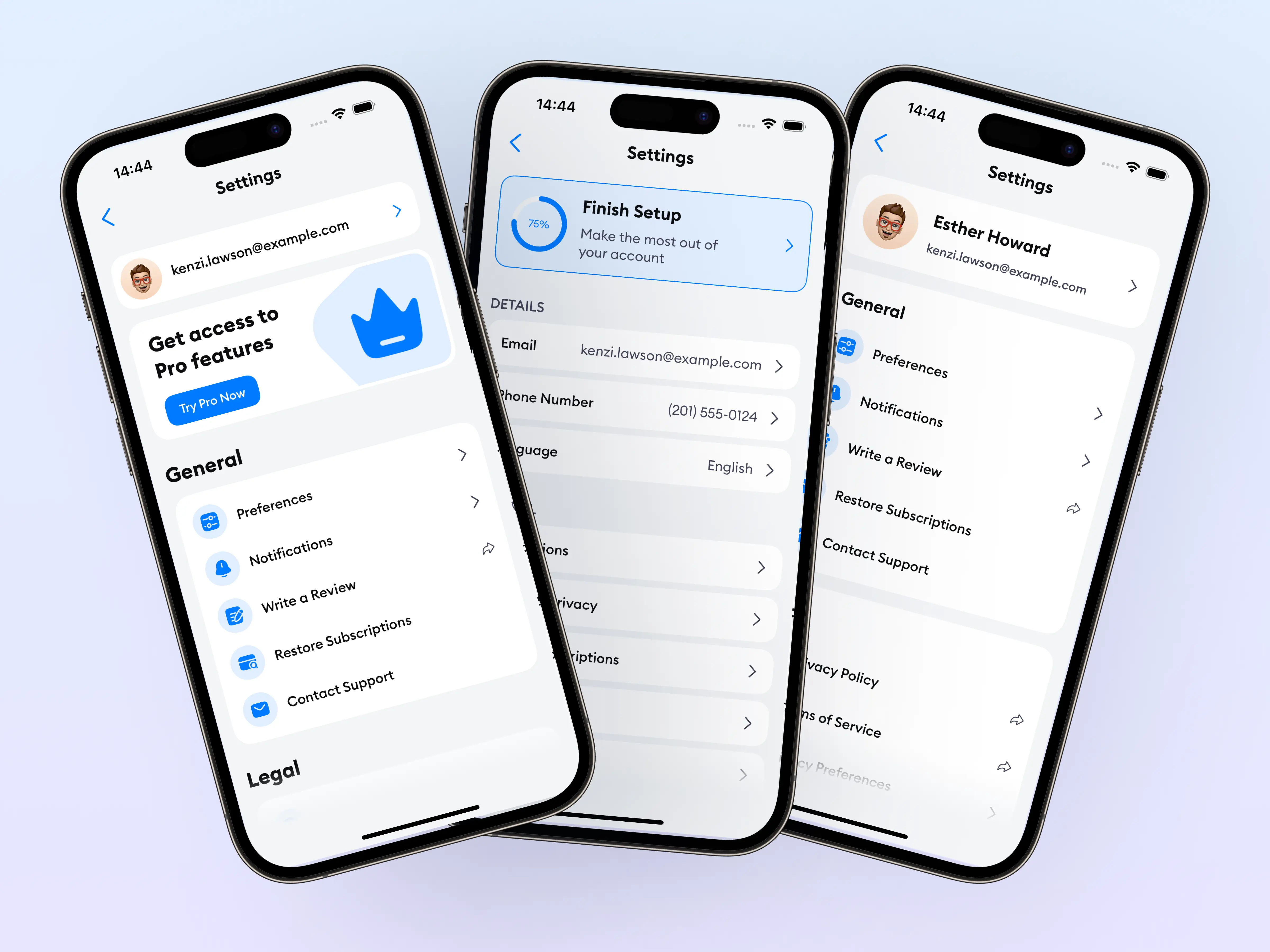 Settings Preview
